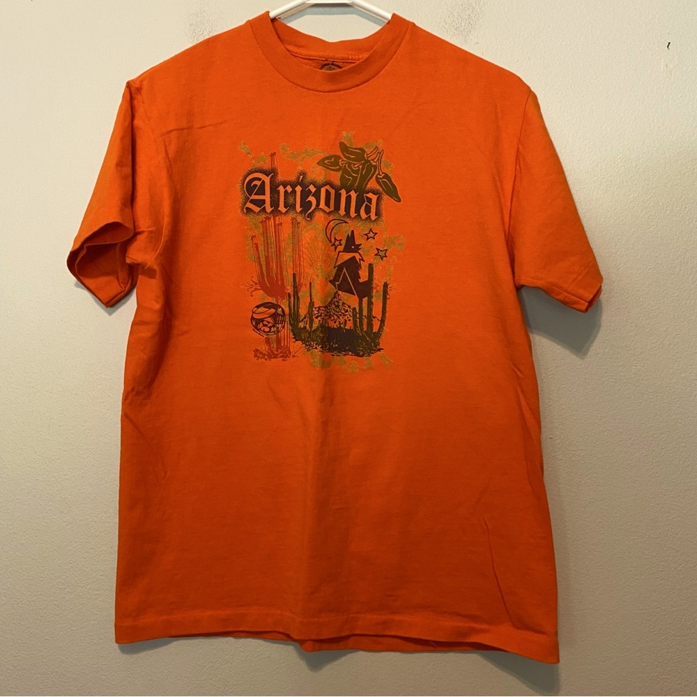 Vintage Sierra Madre Arizona Desert Mens Medium Short Sleeve Shirt Single Stitch